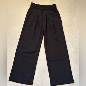 Black High-Waisted Pants